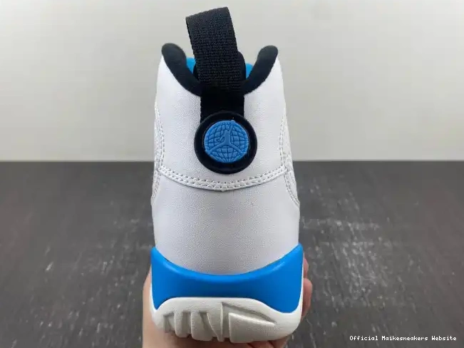 Official Maikesneakers Blue Air Jordan 9 Powder FQ8992-101 0522